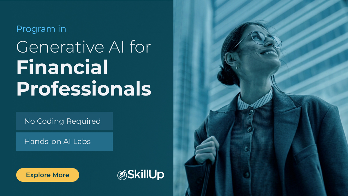 generative ai for finance professionals