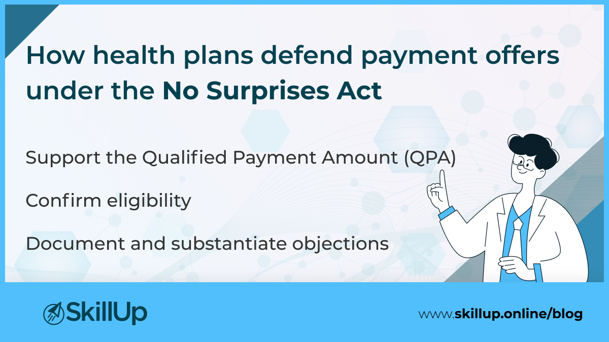 How health plans defend payment offers under the No suprises act