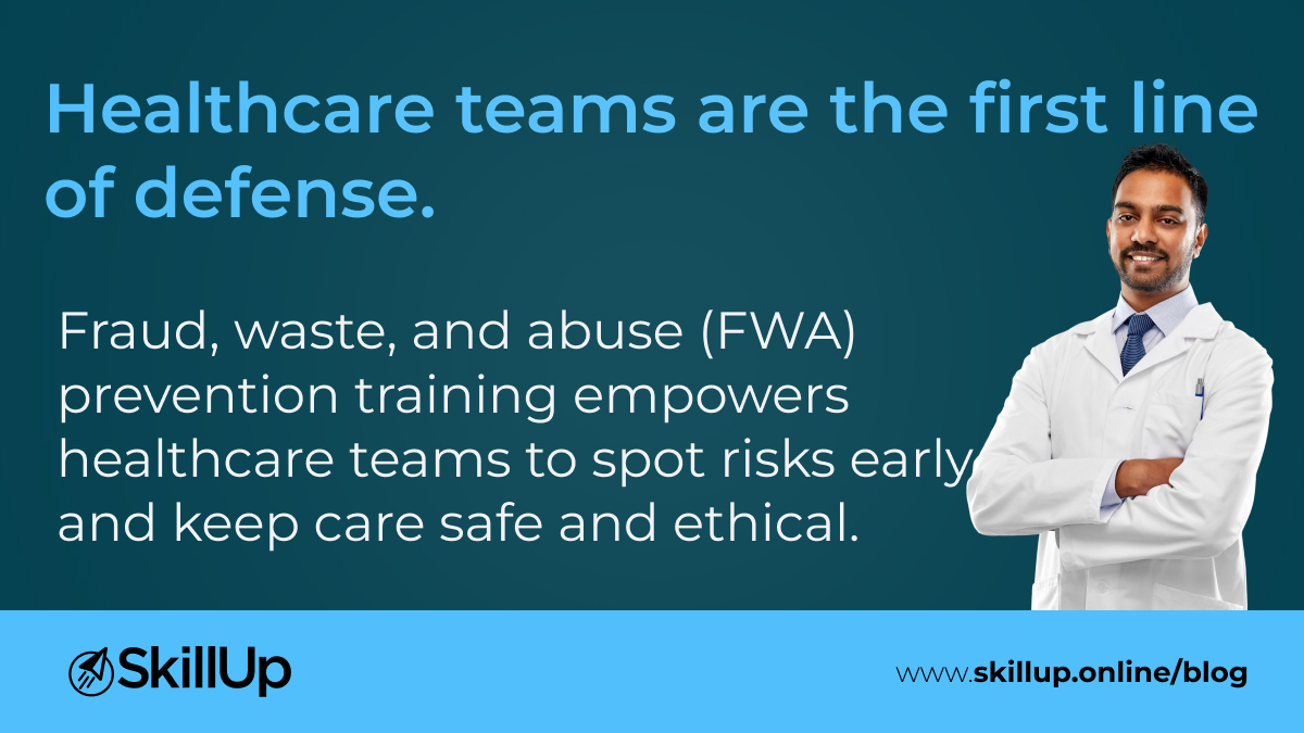 Healthcare teams are the first line of defense