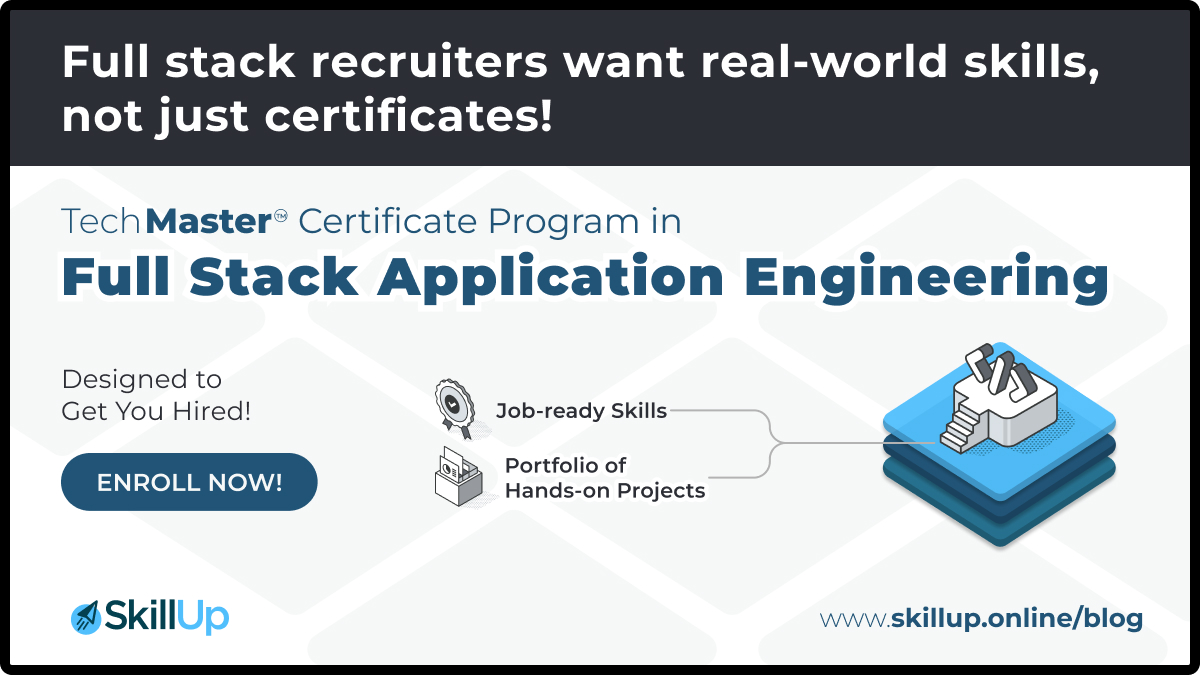Certificate Program in Full Stack Application Engineering 