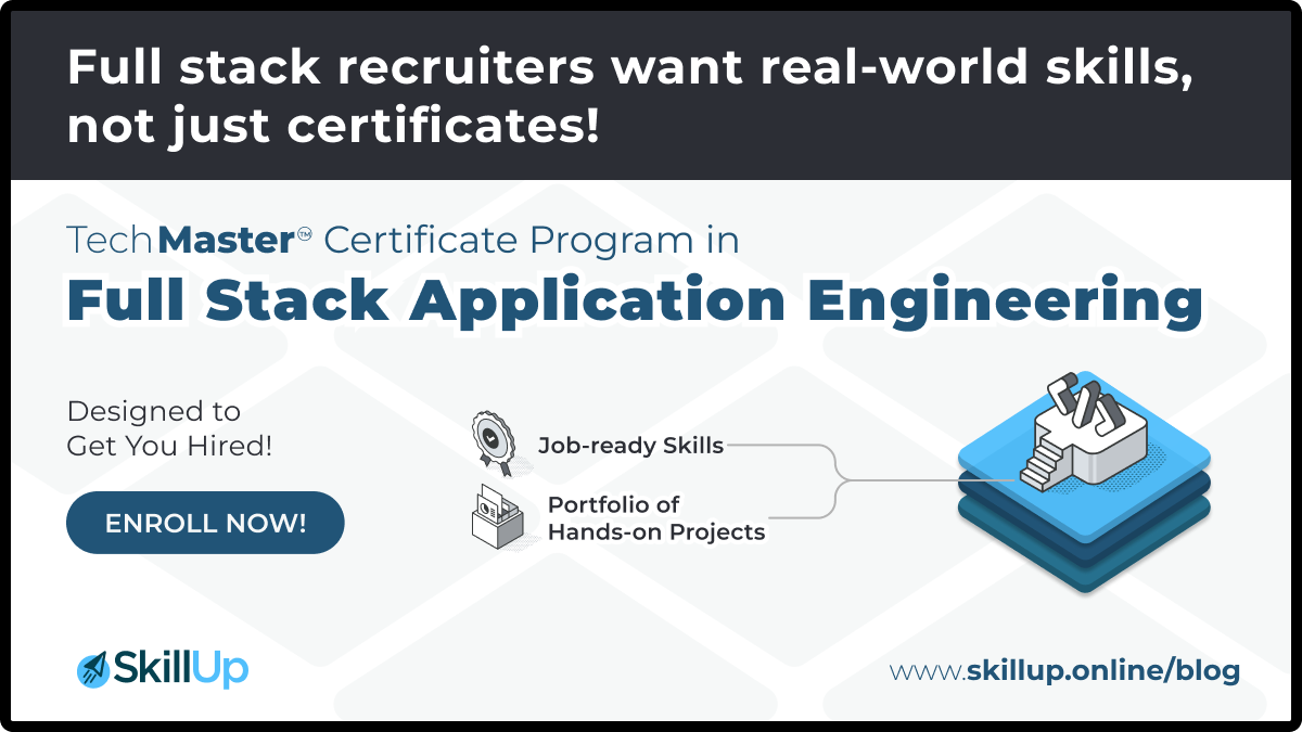 TechMaster Certificate in Full Stack Application Engineering