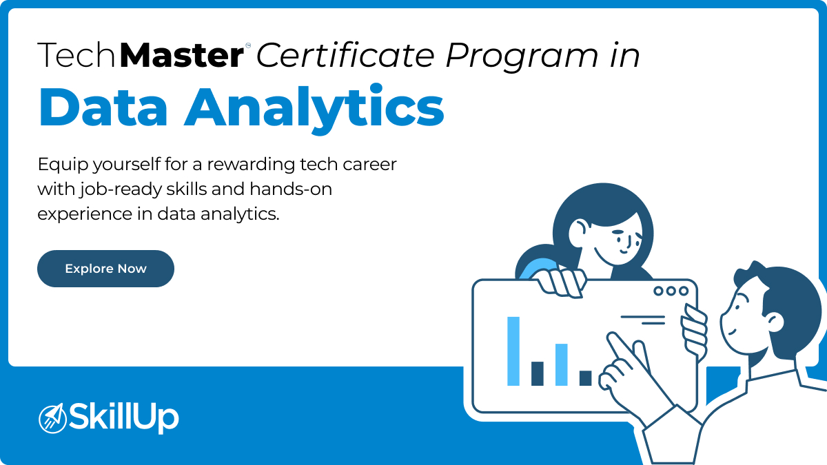 techmaster certificate program in data analytics