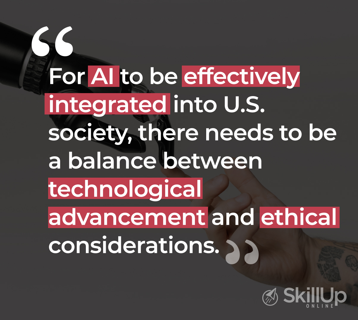 AI to be effectively integrated into U.S. society