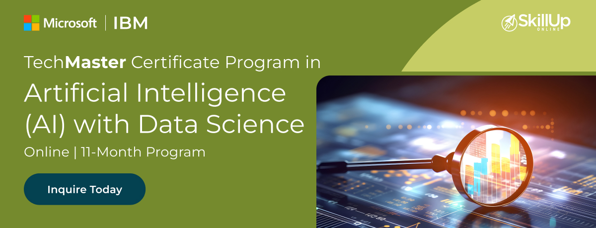 ai with data science techmaster certificate program