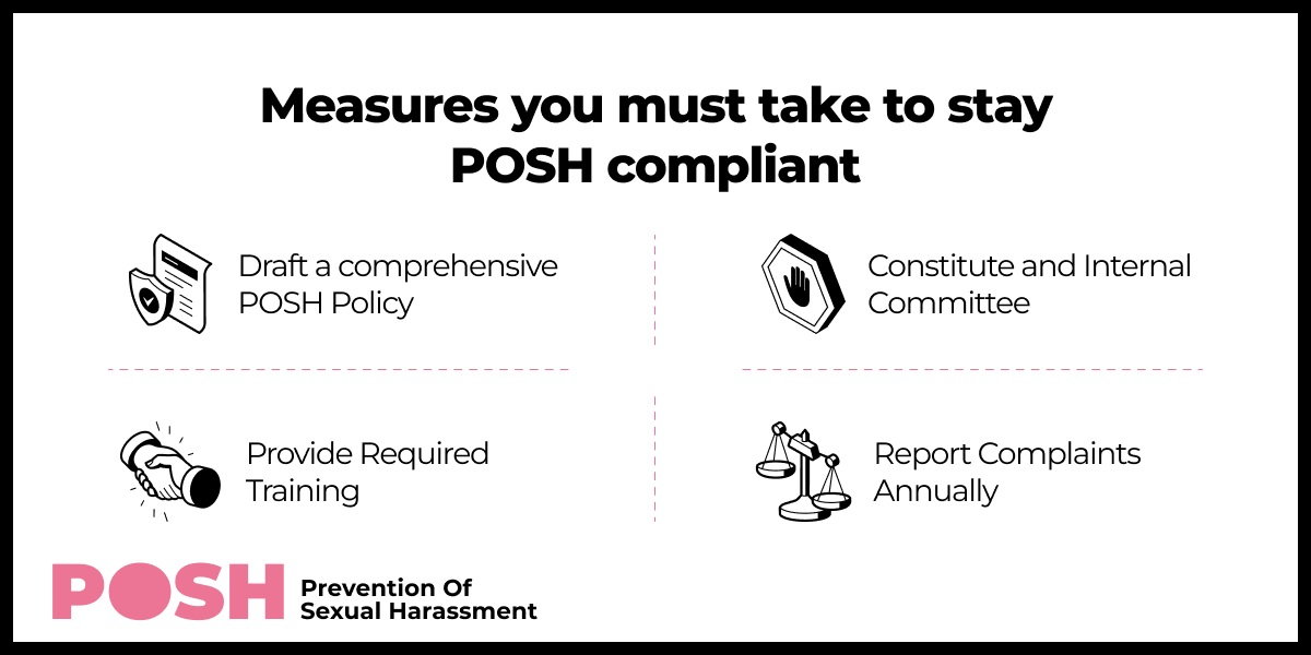 measures you must take to stay POSH compliant