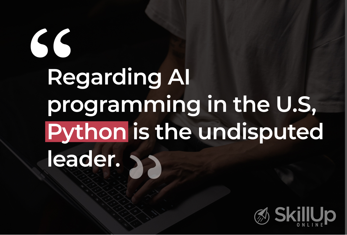 Python is the undisputed leader in US for AI programming