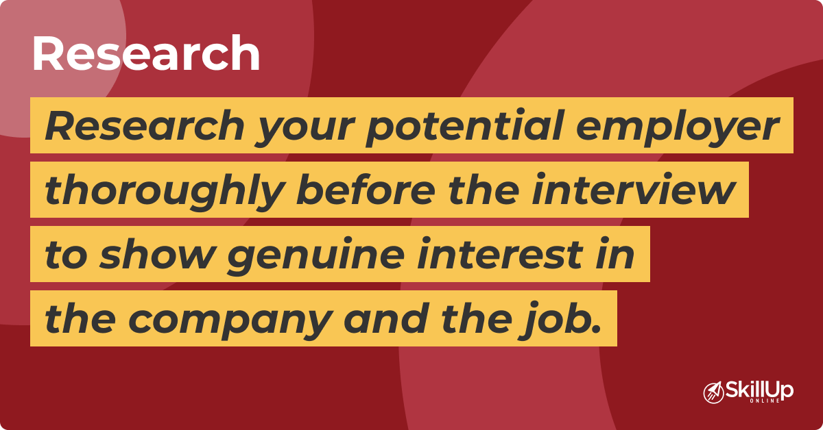 Research your Potential Employer