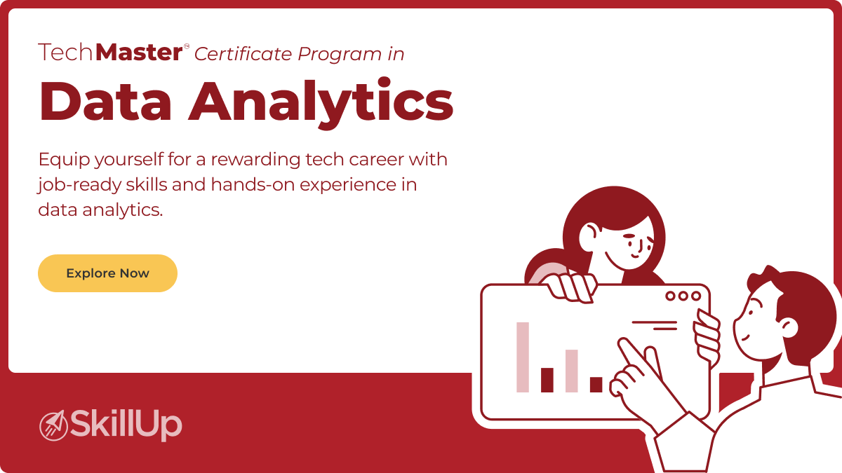 techmaster certificate program in data analytics
